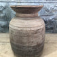 Wood Pot, Round Water Jug, Planter Urn, Flower Frog Display, Farmhouse Box, H