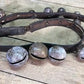 16 Sleigh Bells Horse Rein Leather Strap, Christmas Winter Brass Jingle Bells R