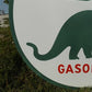 Sinclair Dino Gasoline Sign, Double Sided Metal Porcelain Advertising Sign A