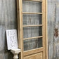 Antique French Single Door (32x84) Glass Pane Door with Jamb, Encased Door T16
