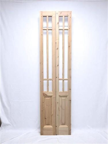 French Double Door (24x96) 6 Pane Glass Door European Styled EM50