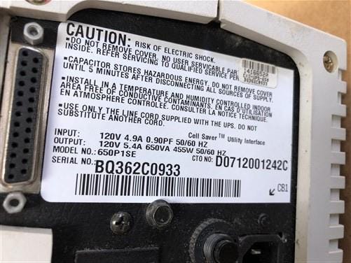 Electronics & Accessories - Eaton Powerware Corp 650P1SE Power Supply, Input: 120V, 4.9A, 50/60 Hz Ham Radio by The Old Gr...