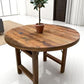 Home & Living > Furniture > Dining Room Furniture > Kitchen & Dining Tables - Rustic Round Table, Vintage Dining Room Tabl...