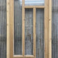 Antique French Single Door (27.5x82) Glass Pane Door with Jamb, Encased Door T57