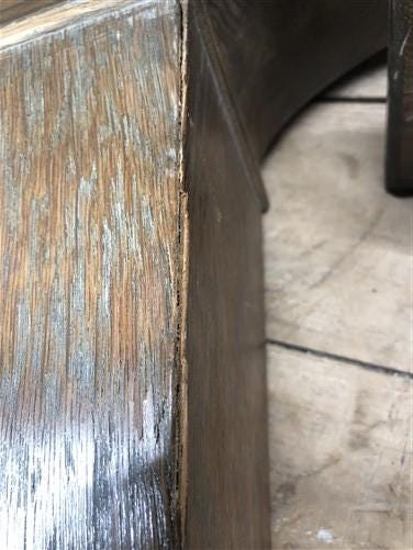 3 Wooden Piano Legs, Ornate Harvest Folk Art Table Legs, Vintage Furniture Legs