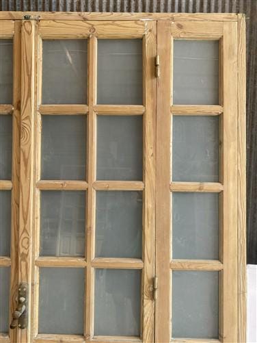 Antique French Double Doors (71x88) Frosted Glass European SideLite Jamb C9