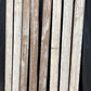 Craft Supplies & Tools > Raw Materials > Wood > Boards & Planks - 8 Reclaimed Wainscoting Bead Board Pieces, Architectural...