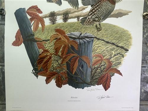Art & Collectibles > Prints > Lithographs - Richard Sloan, Bobwhite, Signed Print, 28x22, Wade Collection, Plate 21 by The...