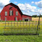 Home & Living > Outdoor & Gardening > Garden Decoration > Yard Art - Wrought Iron Vintage Fence Panel (95x36.5) Architectu...