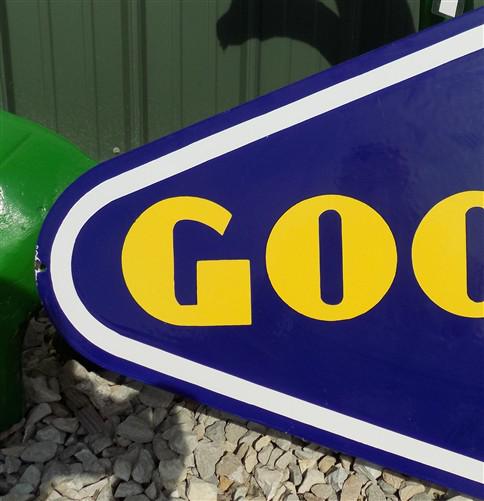 Art & Collectibles > Collectibles > Advertisements - Good Year Tyres Sign, Metal Porcelain Sign, Advertising Sign, Good Ye...