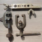 Lot Vintage Machinist Tools, Calipers, Pipe Cutter, Rex 10 Extractors, More
