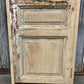 Antique French Single Door (24.75x95) Glass Pane Door with Jamb, Encased Door T1