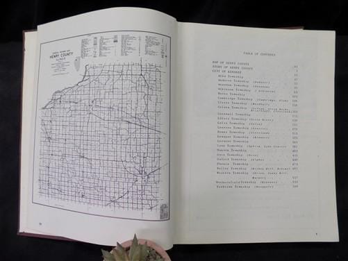 Books, Movies & Music > Books > History Books - 1955 Henry County Illinois Midwest History, Plat Maps, Aerial Homestead Ph...