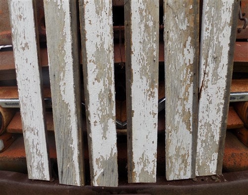 6 Barn Wood Reclaimed Planks, Wall Siding Boards, Vintage Art Craft Lumber, A67