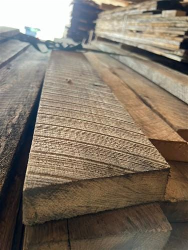 Reclaimed 1 By Oak Barn Wood Boards, Rustic Solid Oak Lumber Planks Custom Order