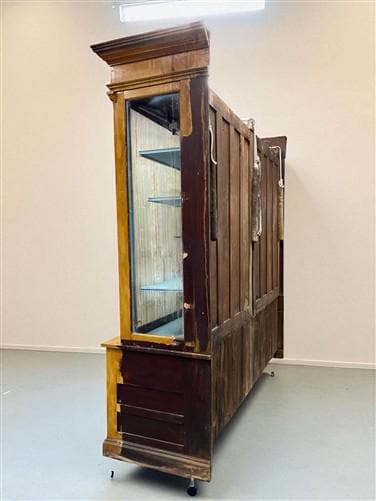 Home & Living > Furniture > Office Furniture - 8' Retail Store Display Cabinet, Vintage Apothecary, Backbar, Display Case,...