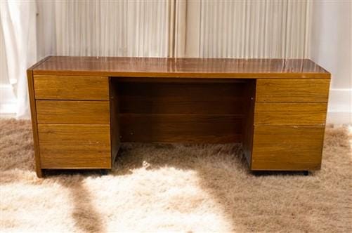Home & Living > Furniture > Office Furniture > Desks - Mid Century Modern Desk, MCM Wood Furniture, Danish Modern, Library...