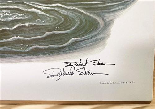 Art & Collectibles > Prints > Lithographs - Richard Sloan, Mallard Duck, Signed Print, 28x22, Wade Collection, Plate 5 by...
