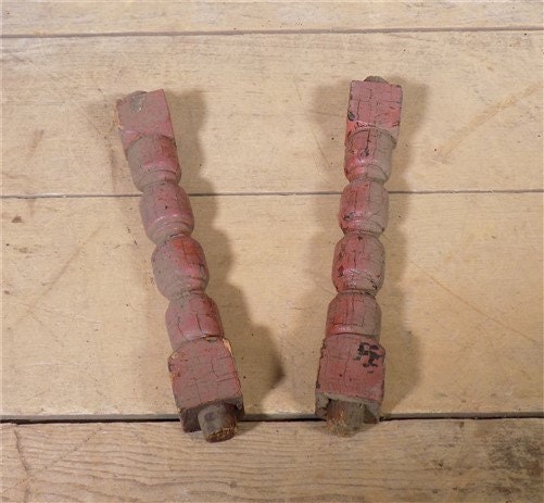 Craft Supplies & Tools > Raw Materials > Wood - Wood Spindles, Architectural Salvage Fretwork Furniture House Trim Vintage...