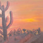 Wall Art - 1920s Southwestern Intinerant Art Landscape Painting, Original Art Desert, O by The Old Grainery