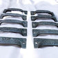 10 Cast Iron Fingertip Drawer Pulls Handles Hardware Dresser Kitchen Rustic A