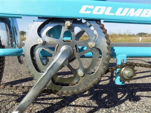 Toys & Games > Sports & Outdoor Recreation > Bikes & Cycling > Bicycles - 1970s Columbia Twosome Bicycle, Turquoise Tandem...