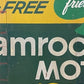 Home & Living > Home Decor > Wall Decor > Wall Hangings > Signs - Vintage Shamrock Motel Sign, Triptych Wooden Sign, Adver...