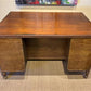 Home & Living > Furniture > Office Furniture > Desks - 50" Walnut Desk, Vintage Wood Farmhouse Table, Home Office Desk, Co...