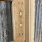 Antique French Single Door (32x84) Glass Pane Door with Jamb, Encased Door T16