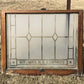 Home & Living > Home Improvement > Windows - Etched Frosted Clear Glass Vintage Church Window, Architectural Art Glass, I...