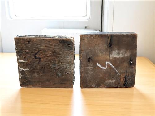 Home & Living > Home Improvement > Moldings & Trim - 3 Plinth Blocks, Door Trim Molding, Architectural Salvage Antique Art...
