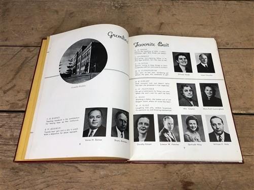 Books, Movies & Music > Books > Reference Books - 1944 Kahokian Collinsville Township Illinois High School Yearbook, WW2 E...