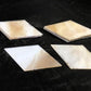 Craft Supplies & Tools > Raw Materials > Glass - 10 Stained Slag Glass Diamond Panes, Reclaimed Church Window Art Glass Pi...