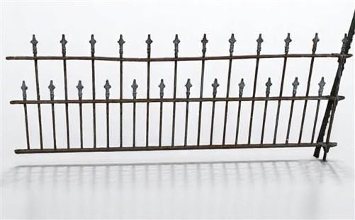 Wrought Iron Vintage Fence Panel (97x40.5) Architectural Salvage, Garden Art A20