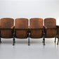 Home & Living > Furniture - 4 Vintage Wood Folding Theater Seats, Auditorium Seats, Entryway Bench, E9 by The Old Grainery