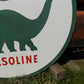 Sinclair Dino Gasoline Sign, Double Sided Metal Porcelain Advertising Sign A