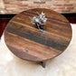 Home & Living > Furniture > Dining Room Furniture > Kitchen & Dining Tables - Rustic Round Table, Vintage Dining Room Tabl...