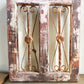 Windows - Arched Rustic Metal Wood Window Frame, Vintage Inspired Wall Decor, Heart Scroll by The Old Grainery (2020-Now,...