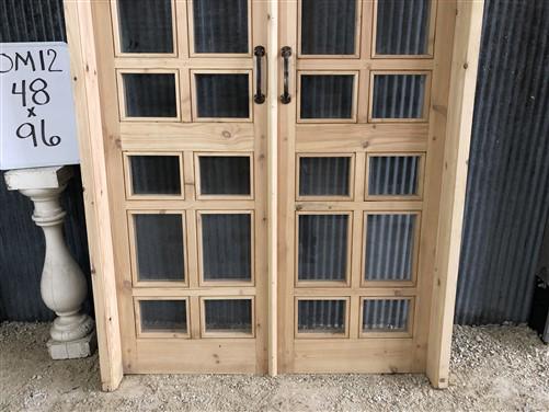 Home & Living > Home Improvement > Doors & Locks > Doors - Arched French Double Door (48x96) 14 Pane Glass Door European S...