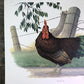 Art & Collectibles > Prints > Lithographs - Richard Sloan, Rhode Island Red, Signed Print, 28x22, Wade Collection, Plate 5...