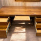 Home & Living > Furniture > Office Furniture > Desks - Veripanel Wood Desk, Executive Desk, Vintage Oversize Desk, Double...