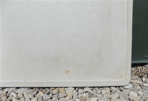 Home & Living > Furniture - Black & White Porcelain Table Top Panel, Kitchen Cupboard Hoosier Enamel A28 by The Old Grainery