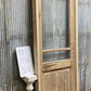 Antique French Single Door(31 x91.5) Glass Pane Door with Jamb, Encased Door T18