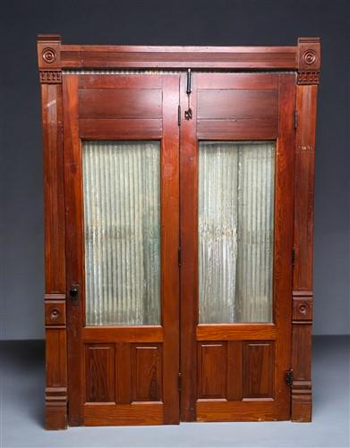 Home & Living > Home Improvement > Doors & Locks > Doors - Bifold Doors, Vintage American Entrance Doors (60X93.25) Archit...