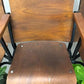 Home & Living > Furniture - 4 Vintage Wood Folding Theater Seats, Auditorium Seats, Entryway Bench, E13 by The Old Grainery