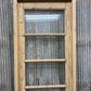 Antique French Single Door (27x92.5) Glass Pane Door with Jamb, Encased Door T23