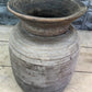Wood Pot, Round Water Jug, Planter Urn, Flower Frog Display, Farmhouse Box, H