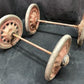 4 Wagon Wheels, Pedal Car, Garden Cart, Pumpkin Wagon, Vintage Goodyear A56
