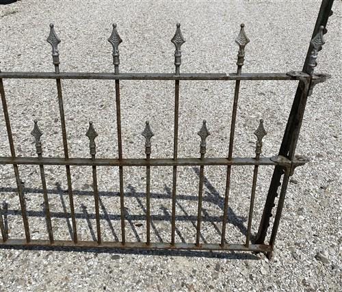 Wrought Iron Vintage Fence Panel (97.5x37.5) Architectural Salvage, Garden A18