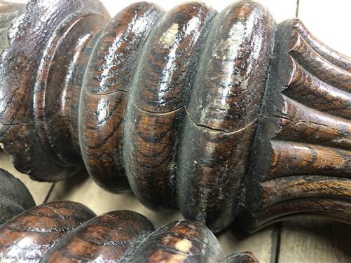 Home & Living > Furniture > Dining Room Furniture - 5 Wood Table Legs, Harvest Folk Art Architectural Salvage Vintage Furn...